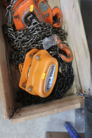 3 stk. kæde/skraldetaljer