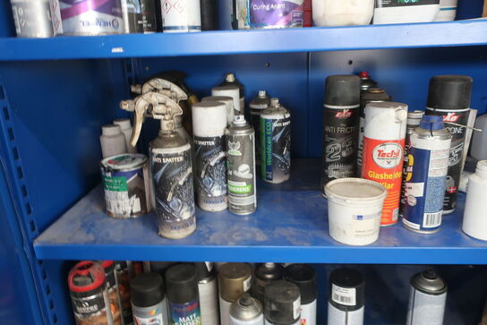 Stålskab med div. Plejemidler