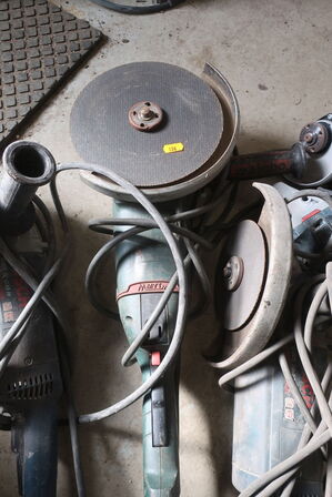 4 stk. vinkelslibere BOSCH m.fl.