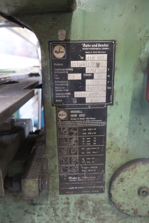 Profiljernsaks MUBEA HIW 550