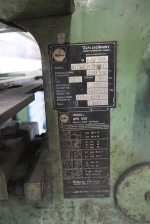 Profiljernsaks MUBEA HIW 550