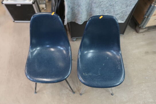 2 stk. Stole  VITRA Model: Eames DSR Fiberglass 22245748