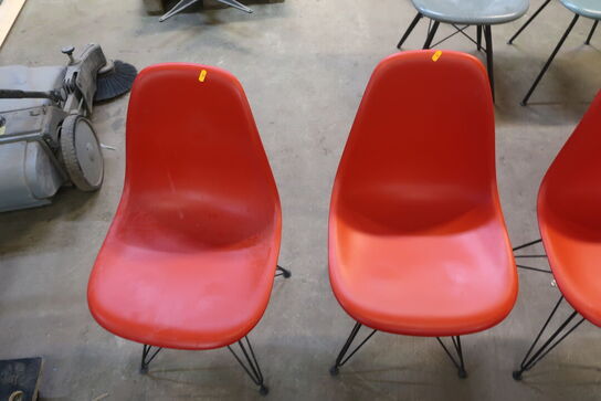 4 stk. Stole  VITRA Model: 720 Eames DSR Plastic 21809554