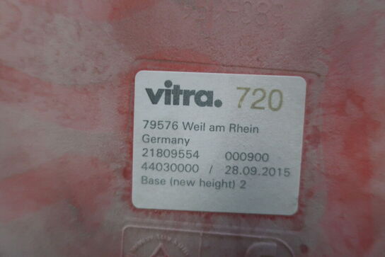 4 stk. Stole  VITRA Model: 720 Eames DSR Plastic 21809554