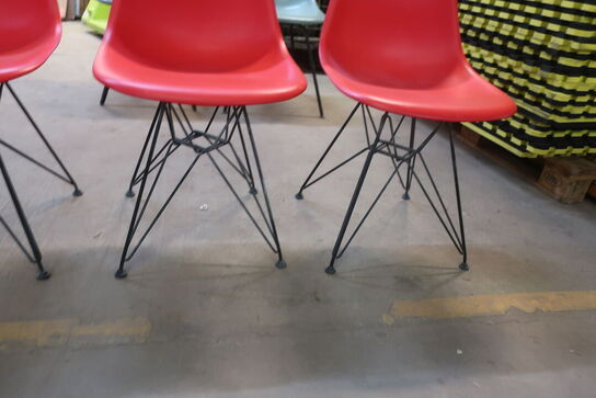 4 stk. Stole  VITRA Model: 720 Eames DSR Plastic 21809554
