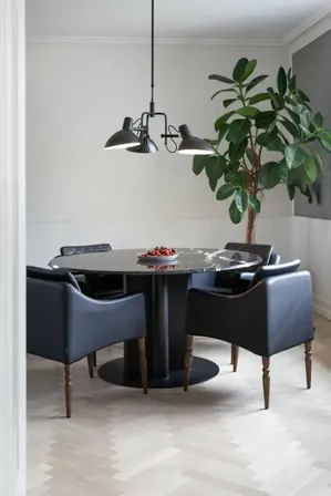 Halo design metropole lysekrone i sort(ubrugt)