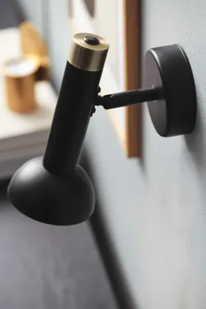 2 stk. halo design torch væglampe messing sort(ubrugt)