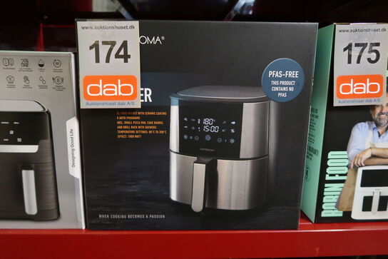 Gastronoma airfryer 8 liter inkl. tilbehørssæt 1800 watt