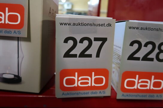 Holmegaard ARC Vase Mørk Blå 15 Cm