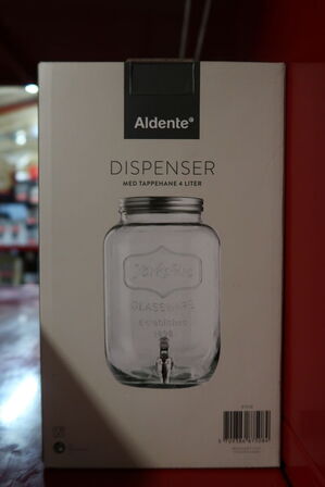 5 stk. Aldente dispenser med tappehane 4 liter