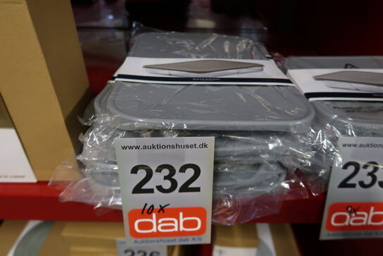 10 stk. Rosendahl Grand Cru låg til ovnfast fad grå 38x25,5 cm