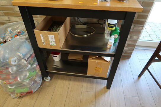 Opbevaringsbord uden indhold