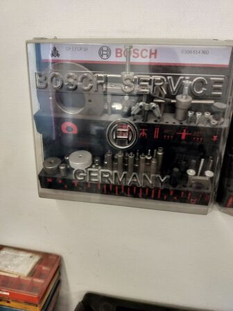 Bosch værktøjstavler med specialværktøj (se beskrivelse)