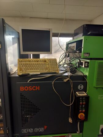 Bosch EPS 815 diesel testbænk med KMA 802 årg 2005 (se beskrivelse)