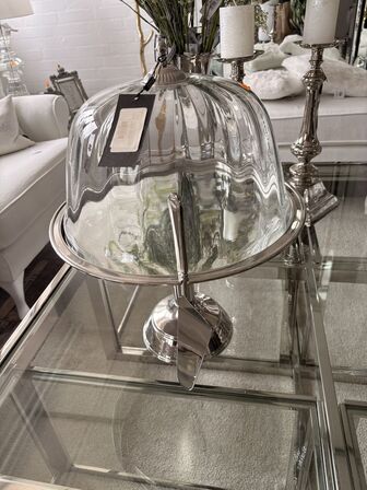 Kagefad m. Glasklokke