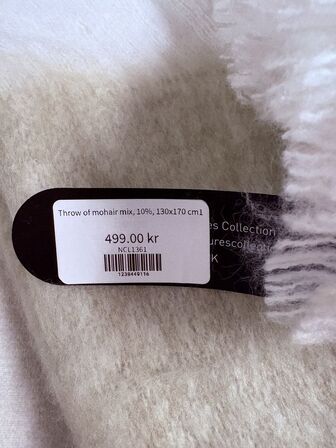 2 stk. Uldtæpper 130x170 cm.