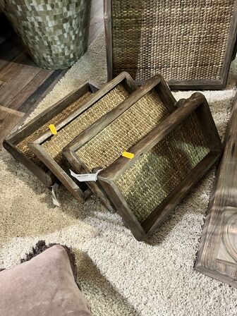 4 stk. Bakker m. Fødder