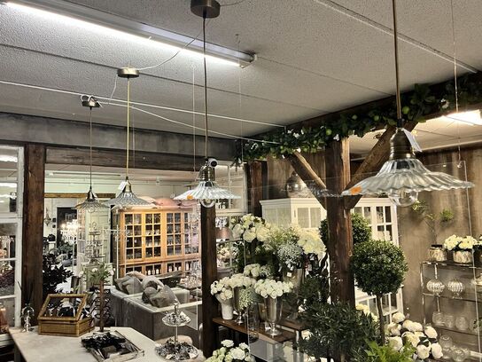 4 stk. Lamper (Læs beskrivelse) MESSING H14/Ø25 CM