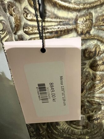 Stort spejl 135x11x229 cm