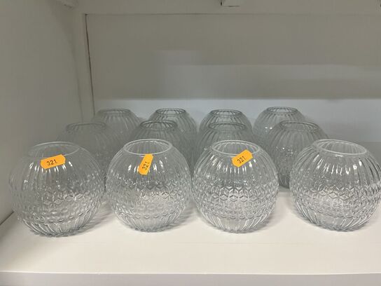 12 stk. Fyrfadsholder