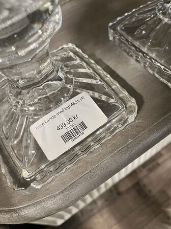 3 stk. Glas dispenser 48 cm.