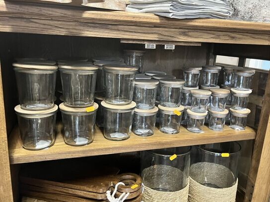 Div. Opbevaringsglas m. Låg