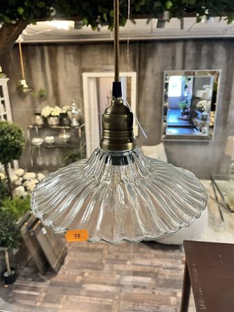 4 stk. Lamper (Læs beskrivelse) MESSING H14/Ø25 CM