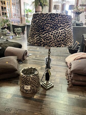 Bordlampe m. 2 lampeskærme 13x131 cm