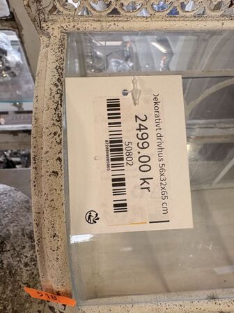 Drivhus  56x32x65 cm