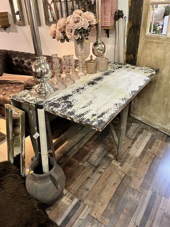 Klap ud bord CHICAGO ANTIQUE 200x150 cm