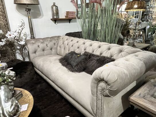 3-personers sofa SILVIA NATUR VELOU