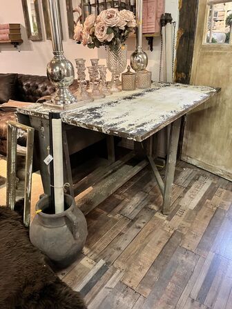 Klap ud bord CHICAGO ANTIQUE 200x150 cm