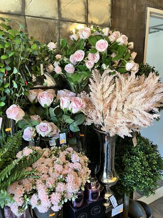 Div. Blomster i plast