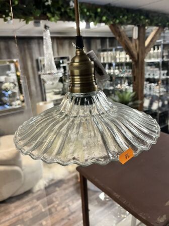 4 stk. Lamper (Læs beskrivelse) MESSING H14/Ø25 CM