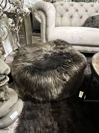 Premium puf i pels NATURESCOLLECTION 60x60 cm