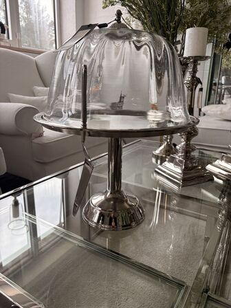 Kagefad m. Glasklokke