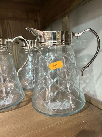 3 stk. Glaskander m. Hank