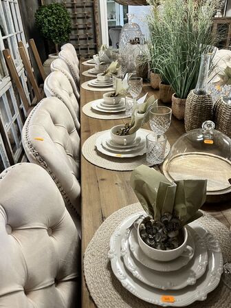 12 stk. Stel m. Glas