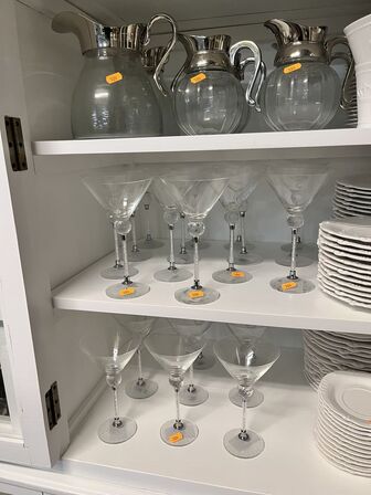 Champagneglas inkl. Kander