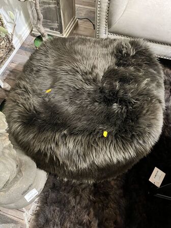 Premium puf i pels NATURESCOLLECTION 60x60 cm