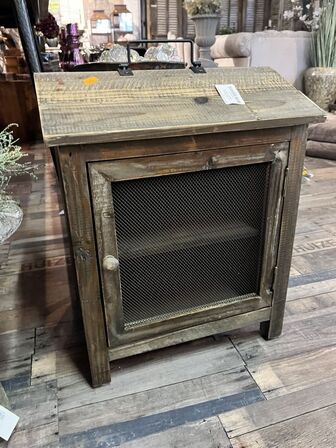 Skab i genbrugstræ 42x52x34 cm