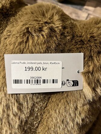 Galena plaid m. Pude 130x180/45x45 CM