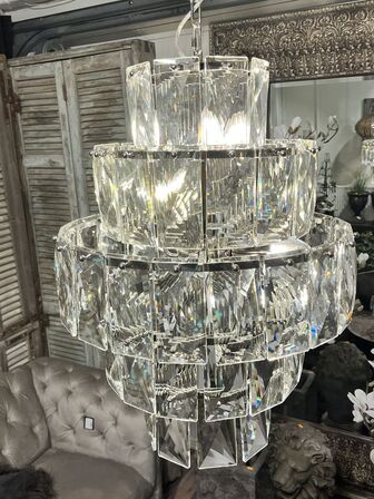 Pendel m. Klar glas 52x52x70 cm