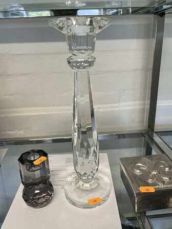 2 stk. Lysestager inkl. Skrin