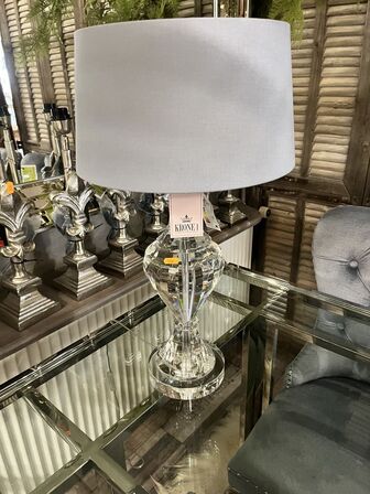 Bordlampe i glas KRONE 1