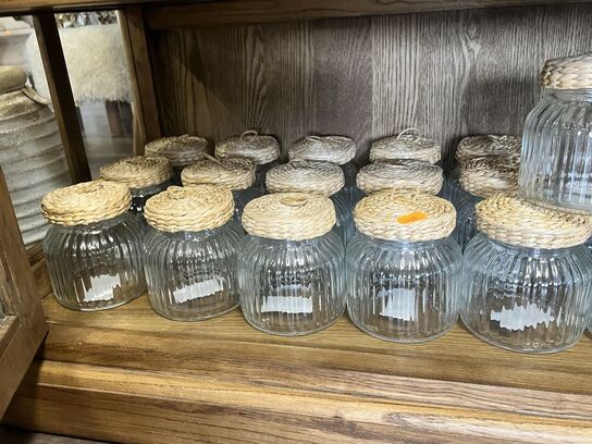 Div. Opbevaringsglas m. Låg m. Fad