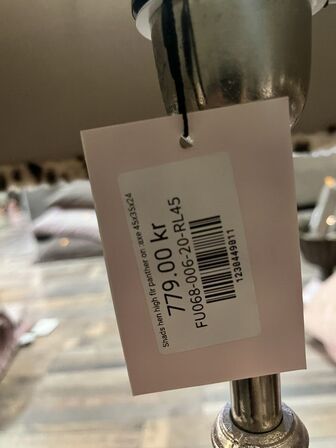 Bordlampe m. 2 lampeskærme 13x131 cm