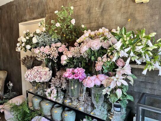 Div. Blomster i plast