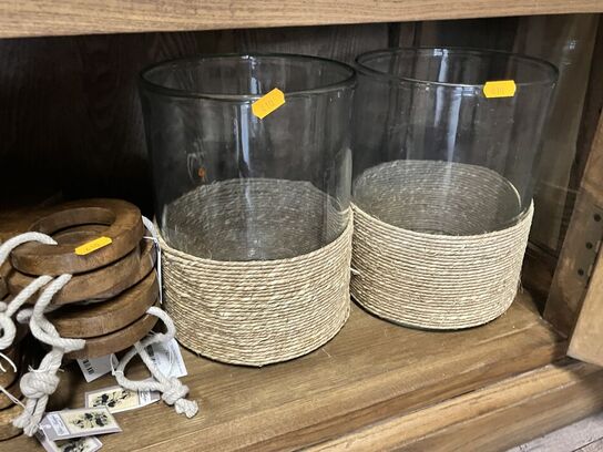 8 stk. Tapasbræt m. Vaser