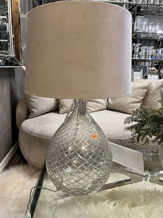 Bordlampe i glas CEST BON